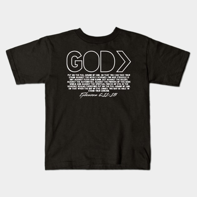 GOD>EVERYTHING Kids T-Shirt by Keakevene13